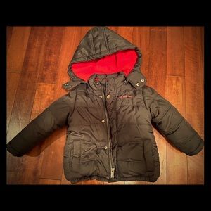 Jacket, Bubble, Black, Toddler